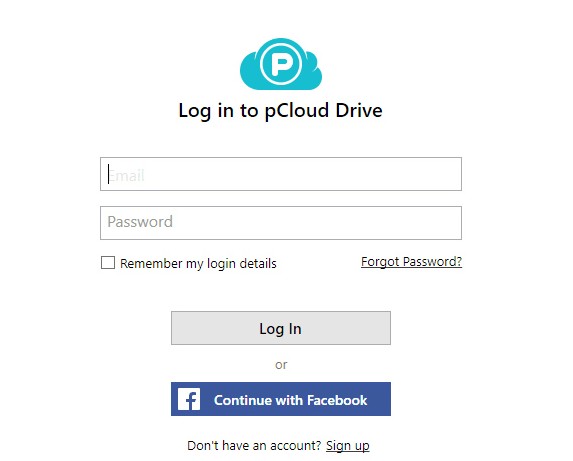 using pcloud drive