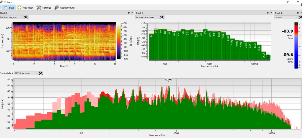 Friture Real time Audio Analyzer