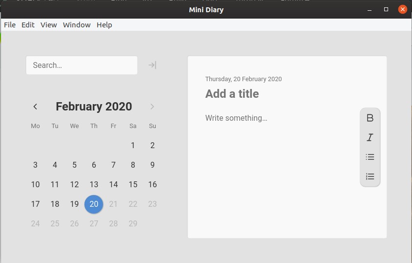 secure diary app