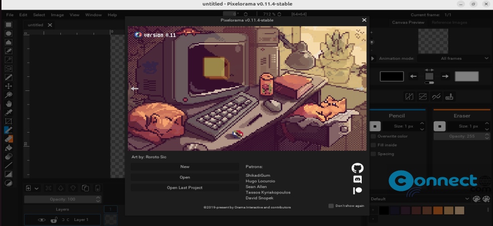 How to Install Pixelorama Pixel Sprite Editor on Ubuntu | CONNECTwww.com