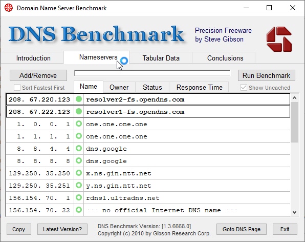 How To Test And Choose The Best Fastest Dns Service Dns Benchmark Connectwww Com