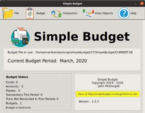 Read more about the article How to install Simple Budget on Ubuntu – Envelope Style personal finance Software