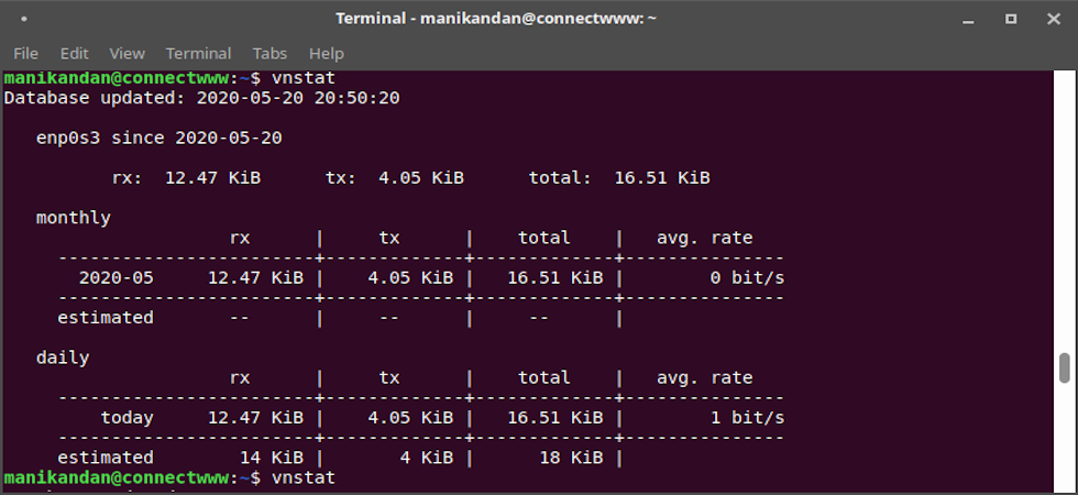 Read more about the article How to install vnstat network traffic monitoring tool on Ubuntu