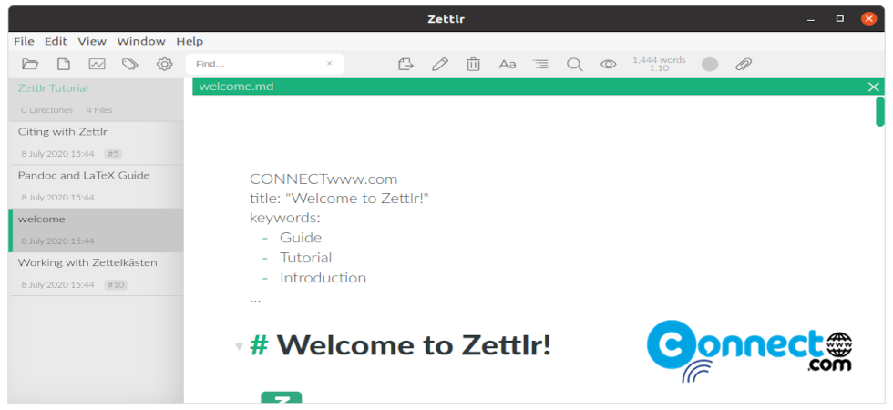 zettlr markdown