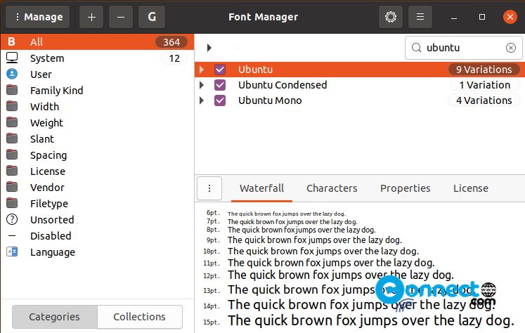 ubuntu font viewer