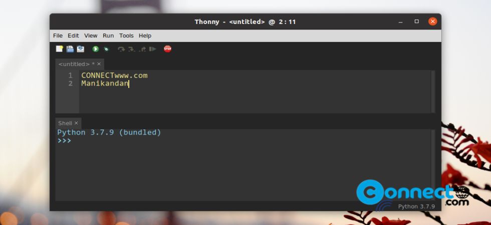 thonny ide import packages