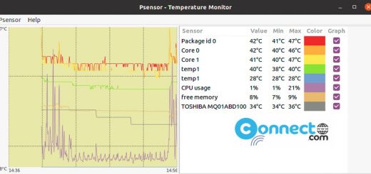Psensor Temperature Monitor