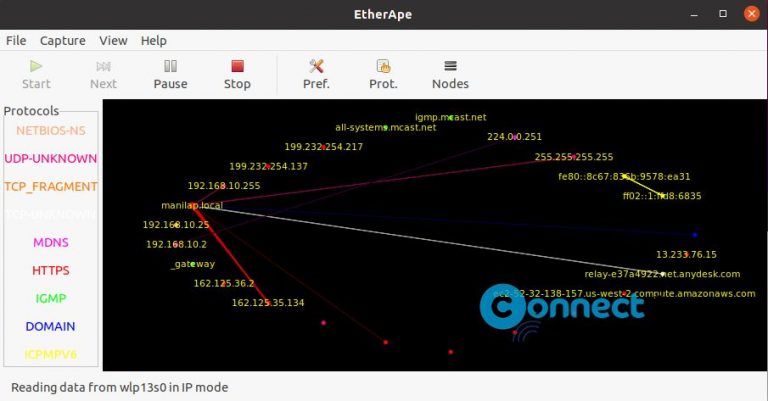 Как установить etherape на linux