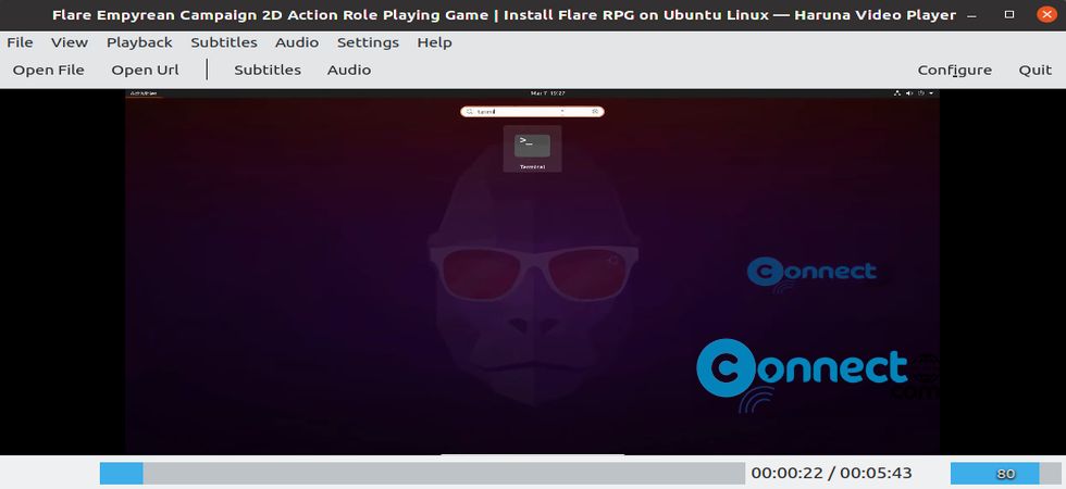 linux lightweight video player