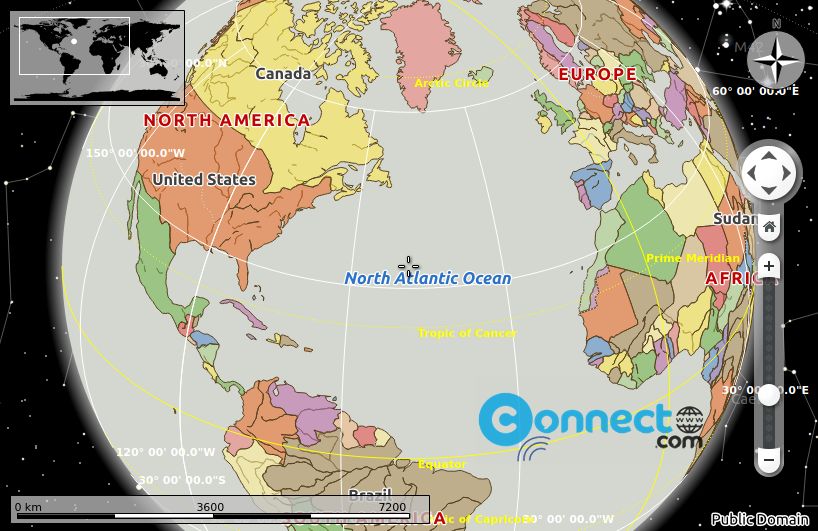 Marble polical map