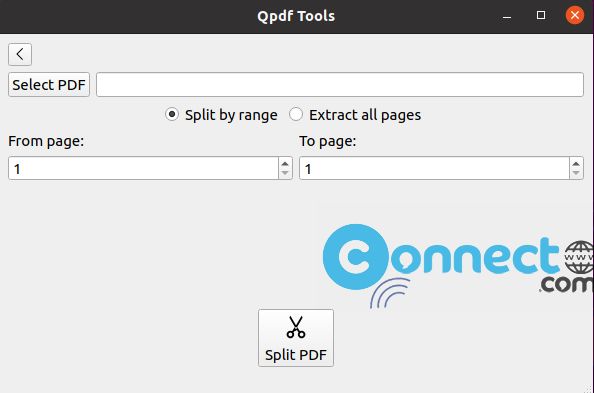 QPDF Tools split