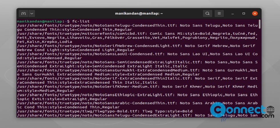 Read more about the article How To Find All Installed Fonts In Ubuntu Linux via Terminal