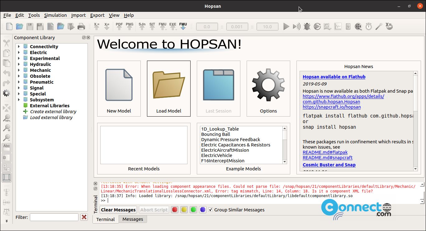 Hopsan software