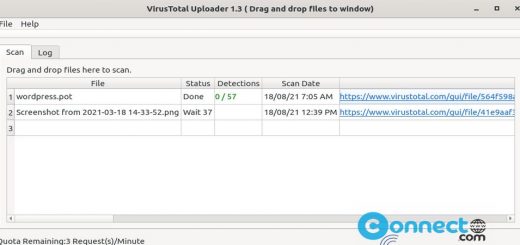 VirusTotal Uploader app