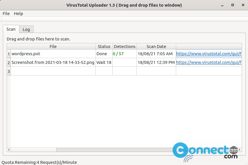 VirusTotal Uploader