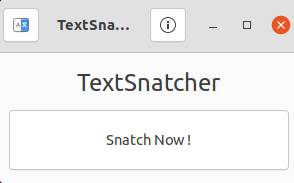 TextSnatcher app