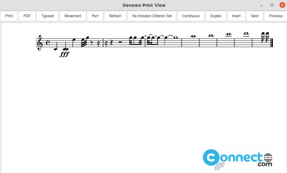 Denemo Music Notation Software