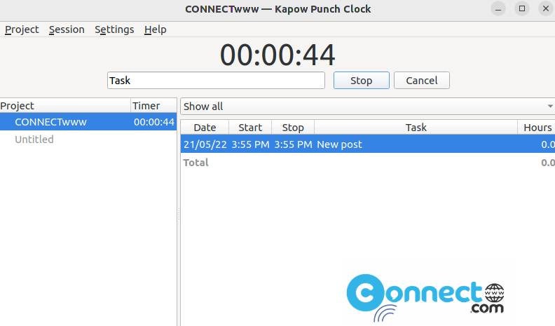 Kapow Punch Clock