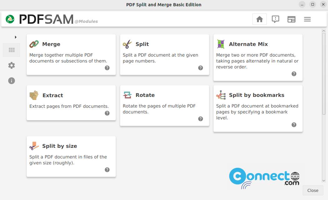 PDFSAM Basic software for linux