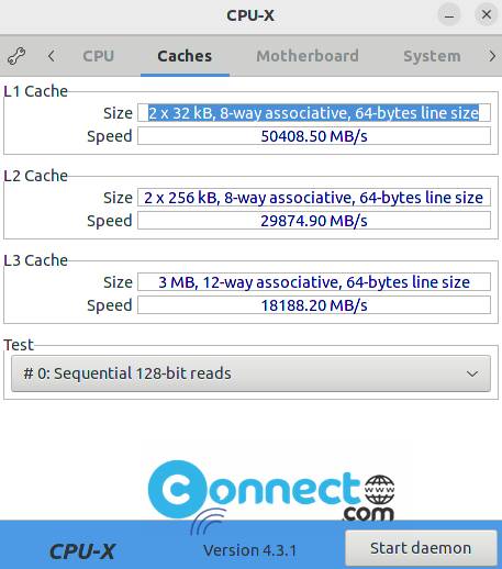 CPU-X caches