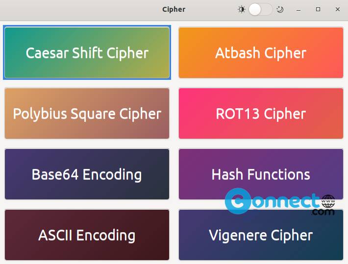 Cipher linux app