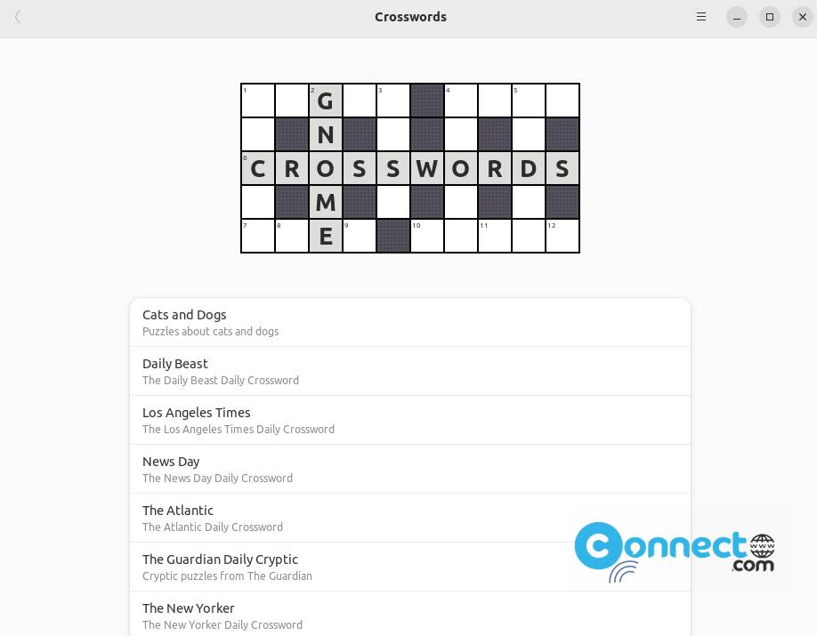 Crosswords puzzle game