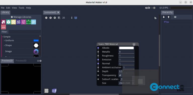 Create Textures and Paint 3D models with Material Maker | CONNECTwww.com