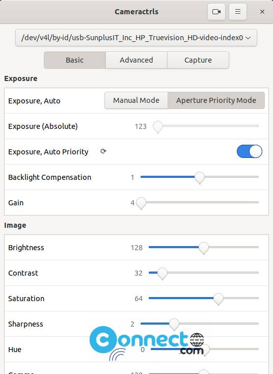 cameractrls Linux Camera controls