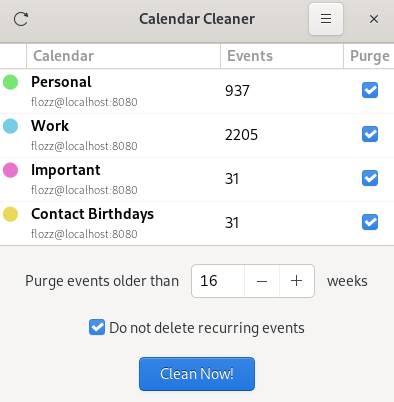 CalCleaner app