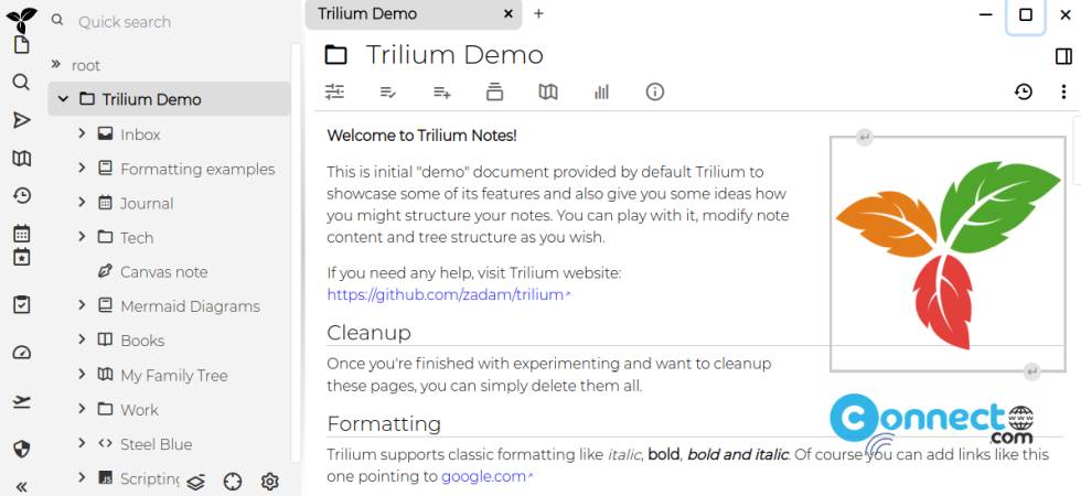 Read more about the article Trilium Notes Note Taking Application
