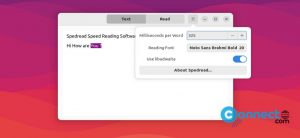 Read more about the article Spedread Speed Reading Software for Linux