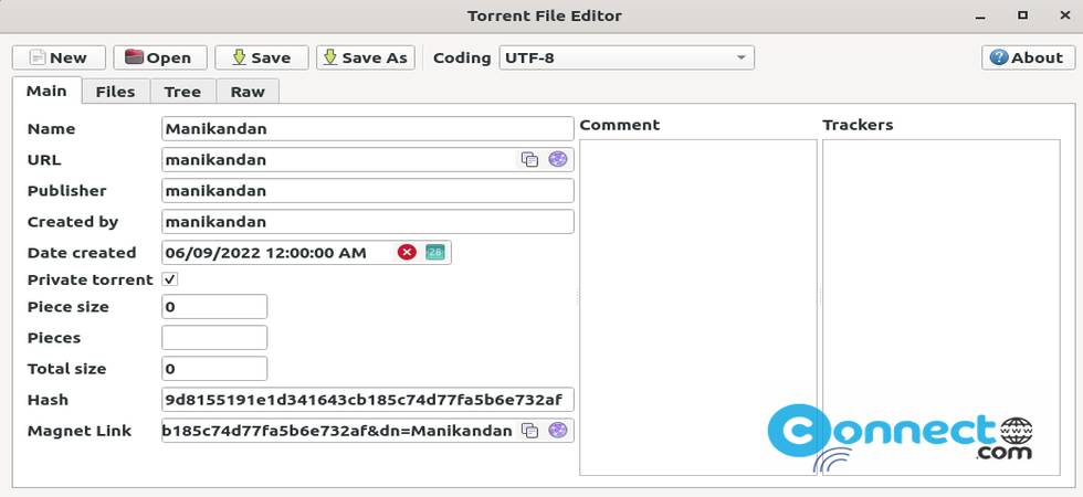 Torrent File Editor 0.3.18 instaling