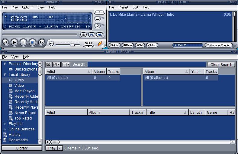 winamp modern skin