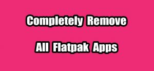 Read more about the article How to Completely Remove All Flatpak Apps on Ubuntu Linux