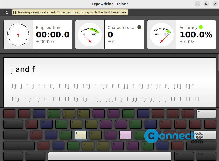 KTouch Typing Tutor
