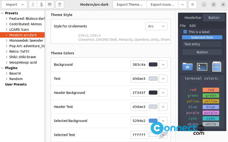 Oomox Theme Designer