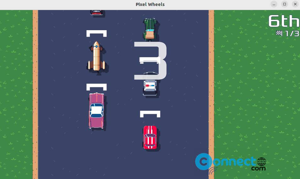 Pixel Wheels Retro Top-Down Race Game