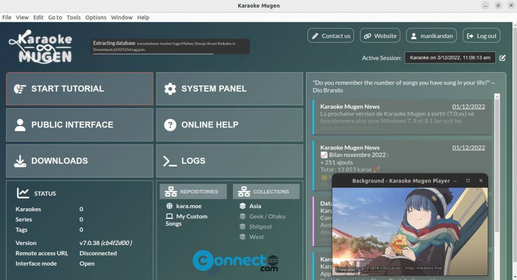Karaoke Mugen Karaoke Player and Session Manager