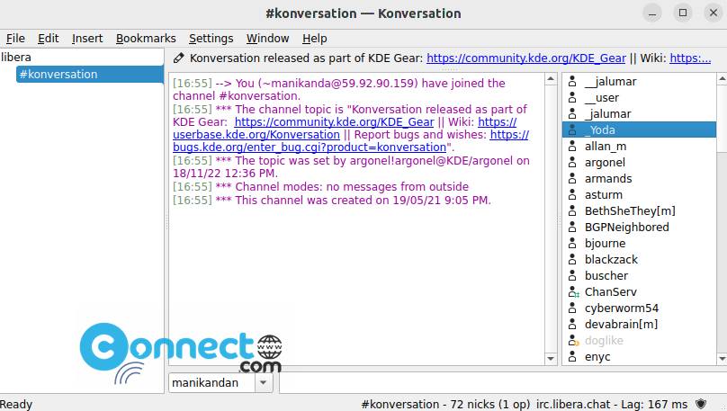 Konversation IRC Client
