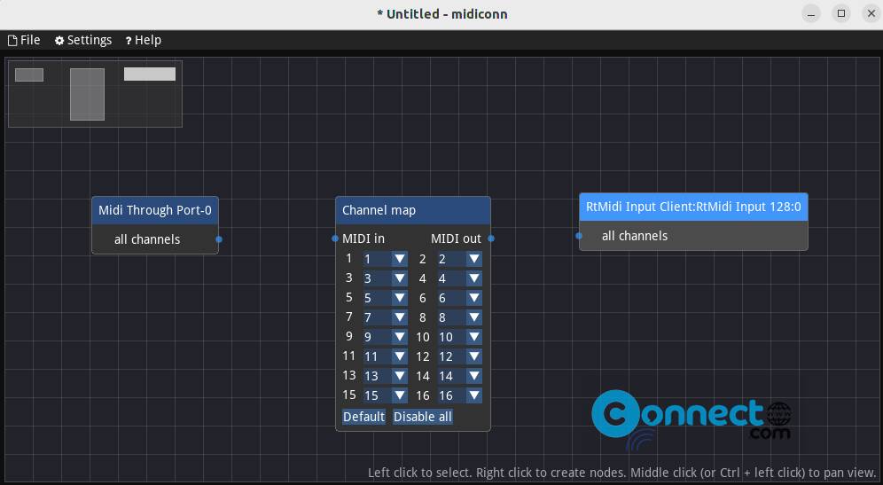 Midiconn Virtual MIDI Hub