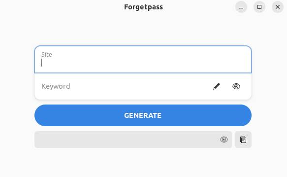 Forgetpass app