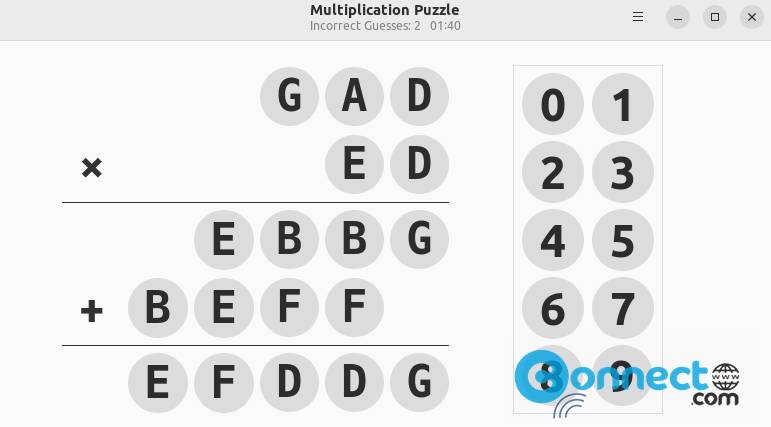 Multiplication Puzzle Game