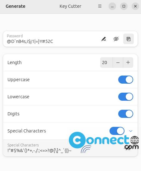 Key Cutter Password Generator