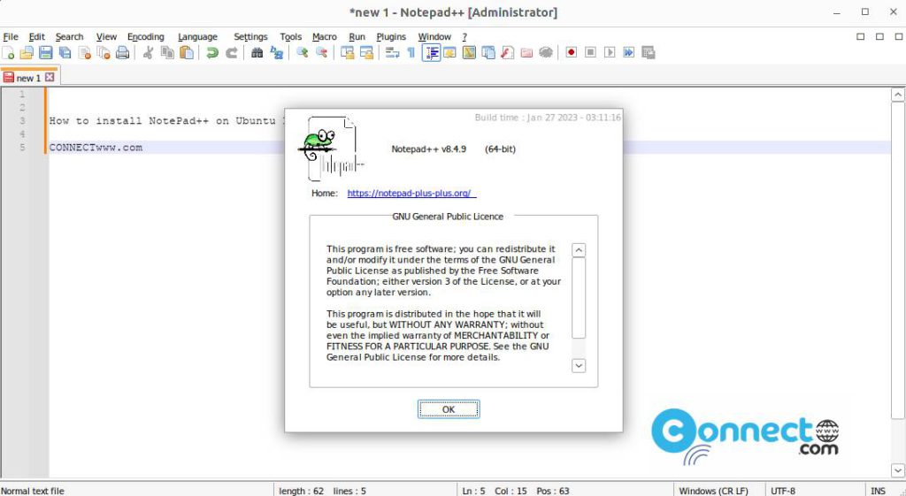 How to install NotePad++ on Ubuntu Linux