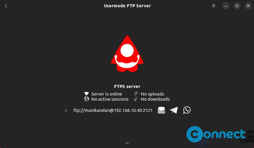Usermode FTP Server software