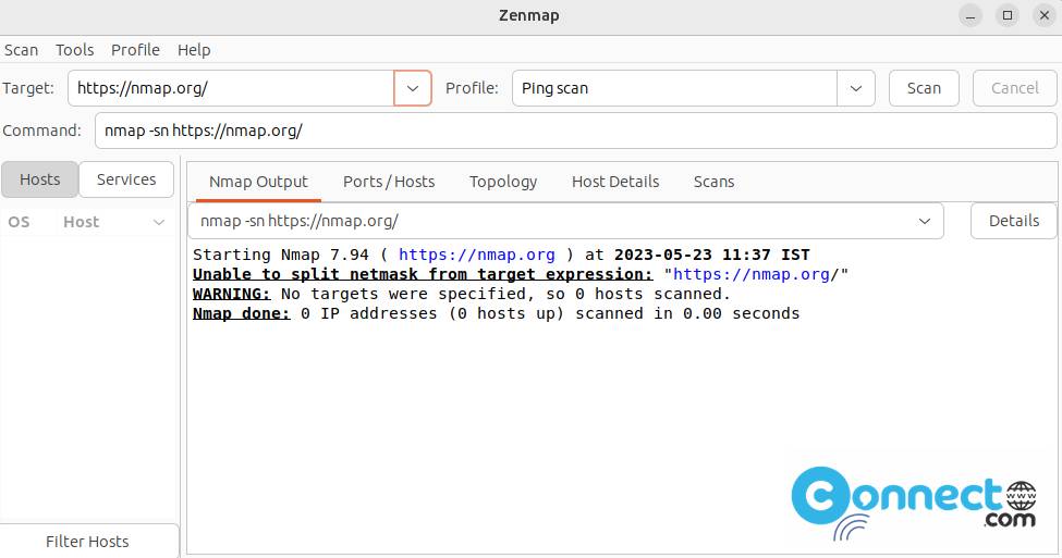 Zenmap Security Scanner