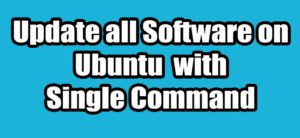 Read more about the article How to Update all Software on Ubuntu with Single Command