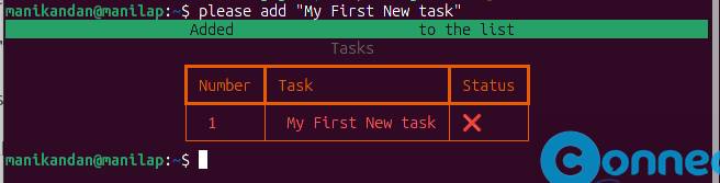 please add task