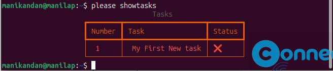 please show task