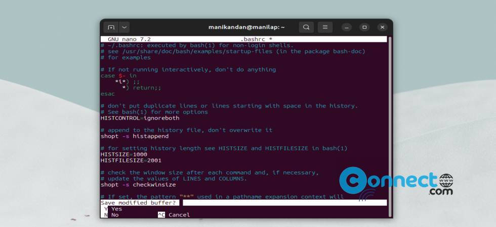 How To Save File Using Nano Editor CONNECTwww